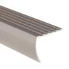 12' X 1-1/8" Hammered Silver Drop Stair Nosing -Home-Floor 1011825 1 1