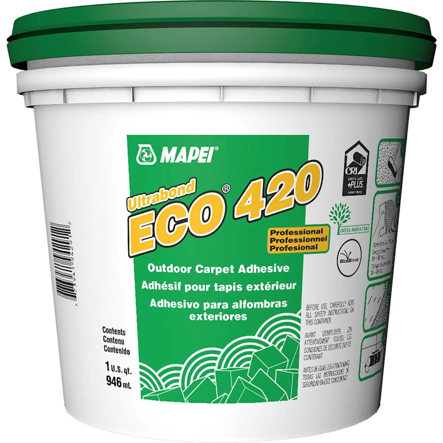 Ultrabond ECO 420 946 ML Outdoor Carpet Adhesive 3 Ultrabond ECO 420 946 ML Outdoor Carpet Adhesive