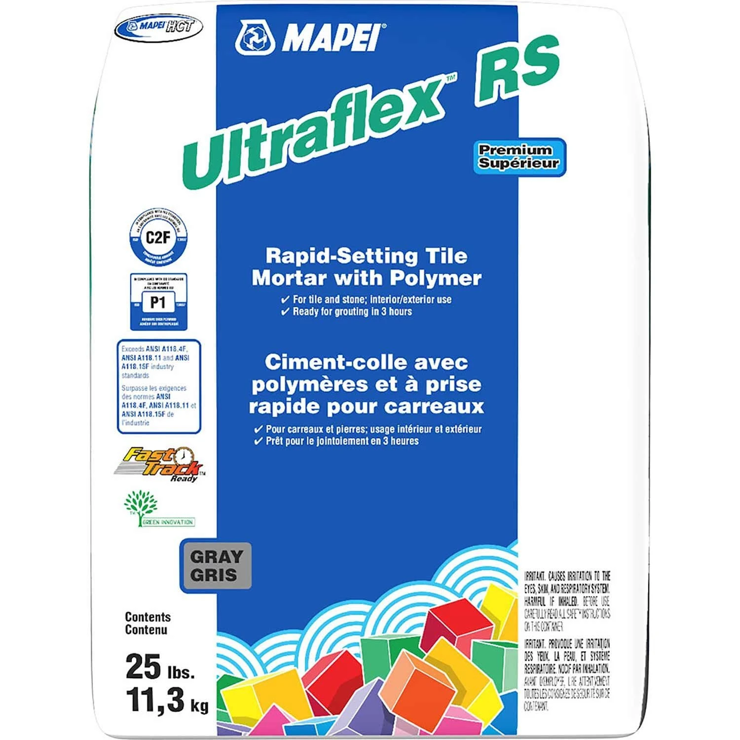 Ultraflex RS 11.3 Kg Rapid-Setting Tile Mortar With Polymer 3 Ultraflex RS 11.3 Kg Rapid-Setting Tile Mortar With Polymer