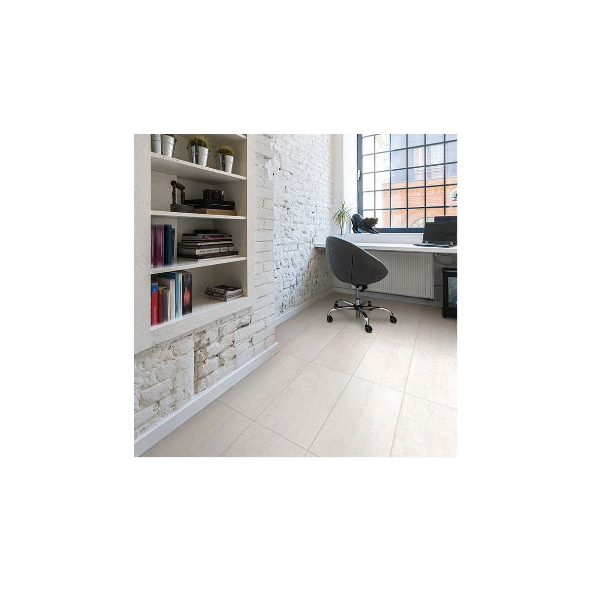 12" X 24" White Westside Porcelain Tile 17.40 Sq-Ft/Box 4 12" X 24" White Westside Porcelain Tile 17.40 Sq-Ft/Box - Image 2