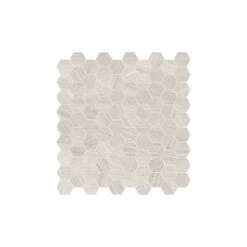1.25"x1.25" Strada Ash Mayfair Hex Mosaic 9.69 Sq-Ft/Bx