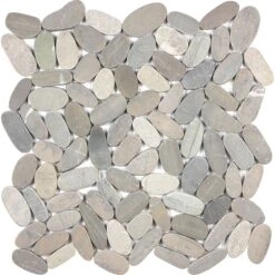 12"x12" Vitality Mica Flat Pebble Mosaics 10 Sq-ft/Box