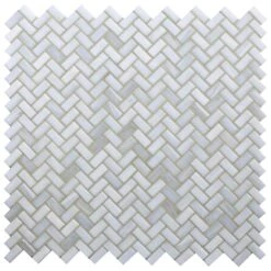 12" X 12" Herringbone Entourage Mosaic Tile 12.24 Sq-Ft/Box