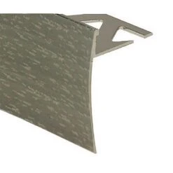 5/16" X 6' Hammered Satin Titanium Finish Tile Nosing