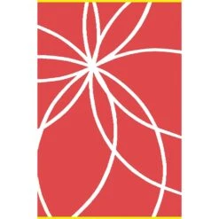 5' X 7' Plastic Assorted Patio Rug 7 5' X 7' Plastic Assorted Patio Rug -Home-Floor 1058647 3