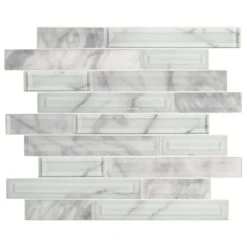 Blocki Interlocking Glass Stone Mosaic Tile