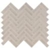 12"x12" BigePortico PearlHerringbone Mosaic 10PC/9.9 SqFt/Bx -Home-Floor 1070100 1