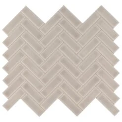 12"x12" BigePortico PearlHerringbone Mosaic 10PC/9.9 SqFt/Bx