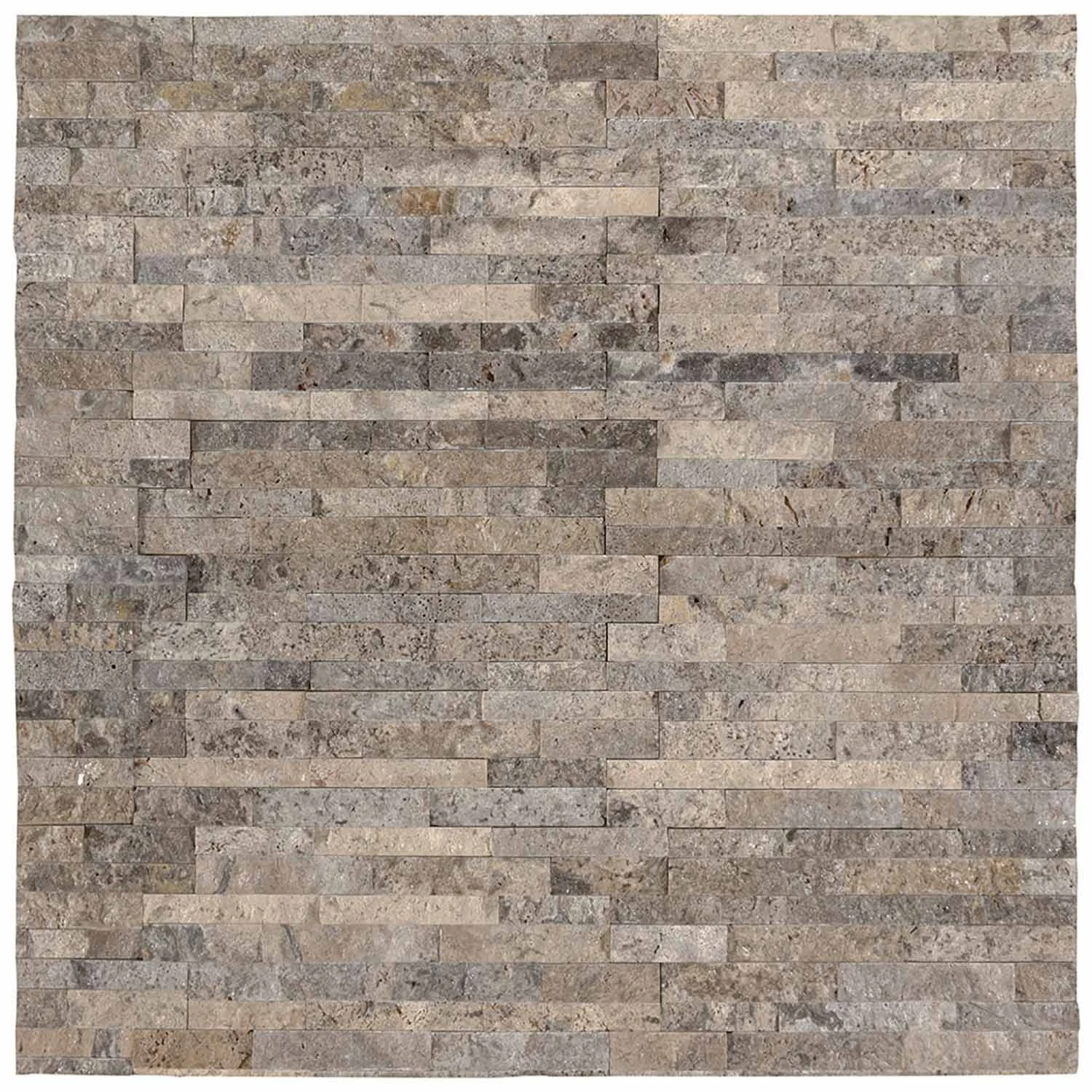 4.5"x16" Silver NaturalTravertine LedgerStone 10PC/5 SqFt/Bx 3 4.5"x16" Silver NaturalTravertine LedgerStone 10PC/5 SqFt/Bx
