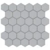 2" Gray Retro Hexo Porcelain Mosaic Tile 15 PC/14.4 Sq-Ft/Bx -Home-Floor 1070120 1