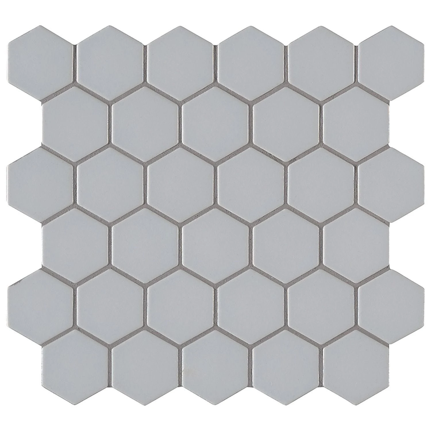 2" Gray Retro Hexo Porcelain Mosaic Tile 15 PC/14.4 Sq-Ft/Bx 3 2" Gray Retro Hexo Porcelain Mosaic Tile 15 PC/14.4 Sq-Ft/Bx