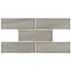 4"x12" Dove Gray Handcrafted Wall Tile 5 Sq-Ft/Box