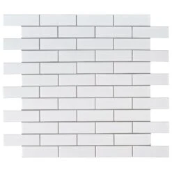 2"x6" Bianco RetroBrick Subway Wall Tile 15 PC/13.65 SqFt/Bx