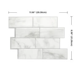 Metro Smart Tile Mosaik-4/Pack -Home-Floor 1094087 5