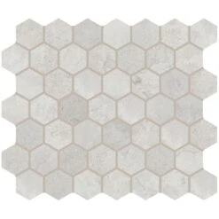 1.5"x1.5" Rochester Glased Porcelain Mosaic Tile 9.72 Sf/Bx