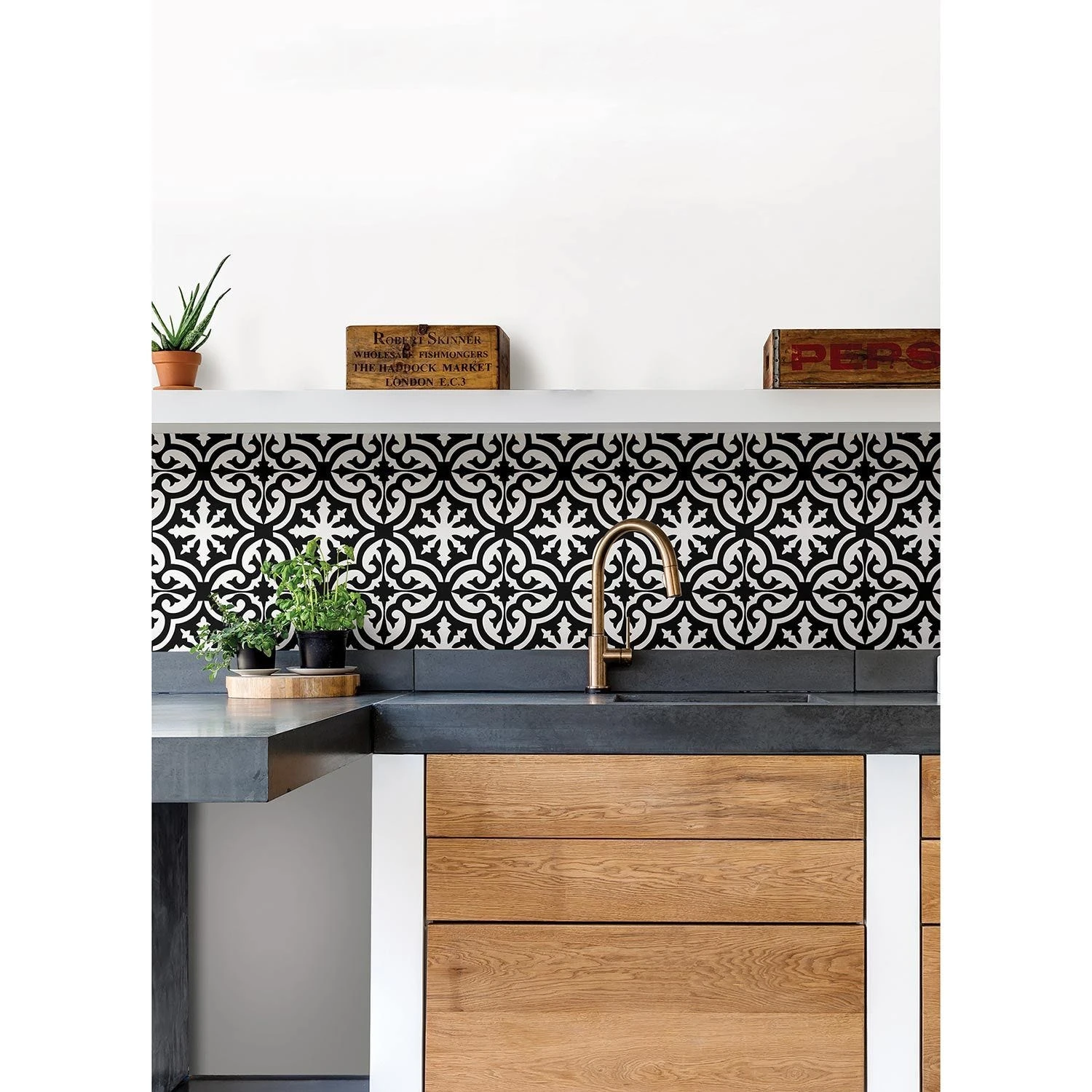 6" X 6" Santoro Peel & Stick Wall Tiles 3 Sq-Ft/Pack 8 6" X 6" Santoro Peel & Stick Wall Tiles 3 Sq-Ft/Pack - Image 6