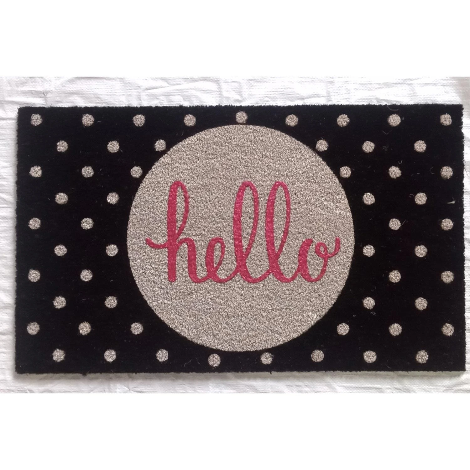 Hello 18" X 30" Coir Mat 3 Hello 18" X 30" Coir Mat