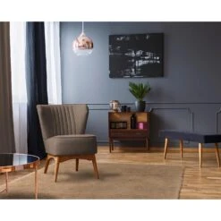 47"x67" Nunney Faux Mink Rug